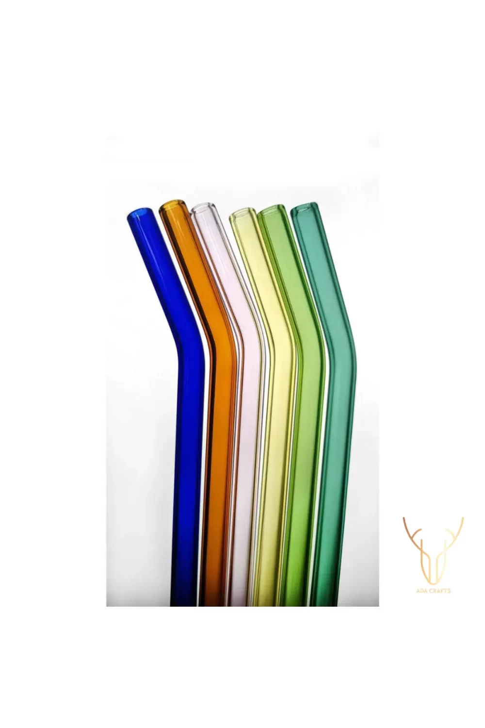 Gökkuşağı Borosilikat Cam Pipet 6’lı Set Renkli